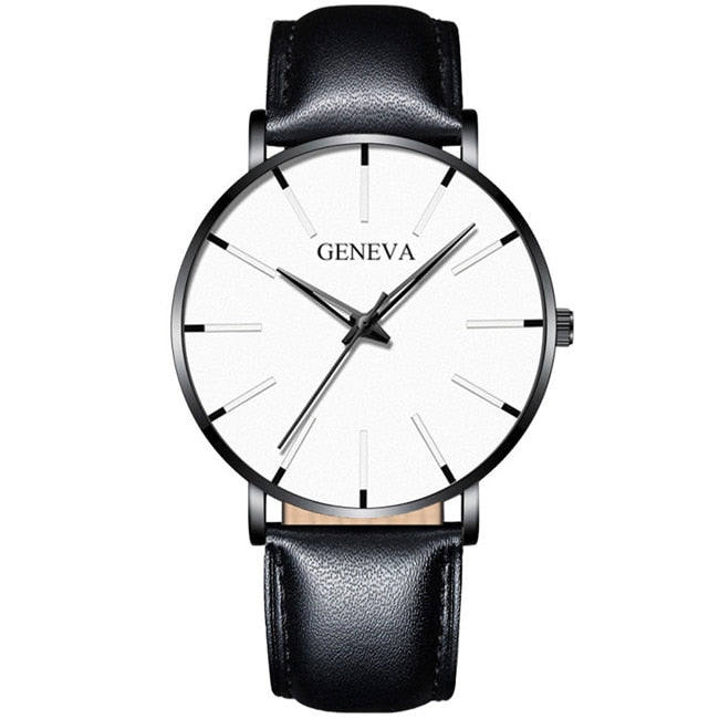 Minimalist Mens Fashion Ultra Thin Watches