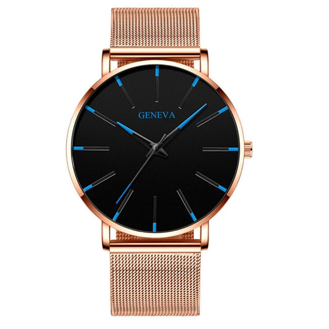 Minimalist Mens Fashion Ultra Thin Watches