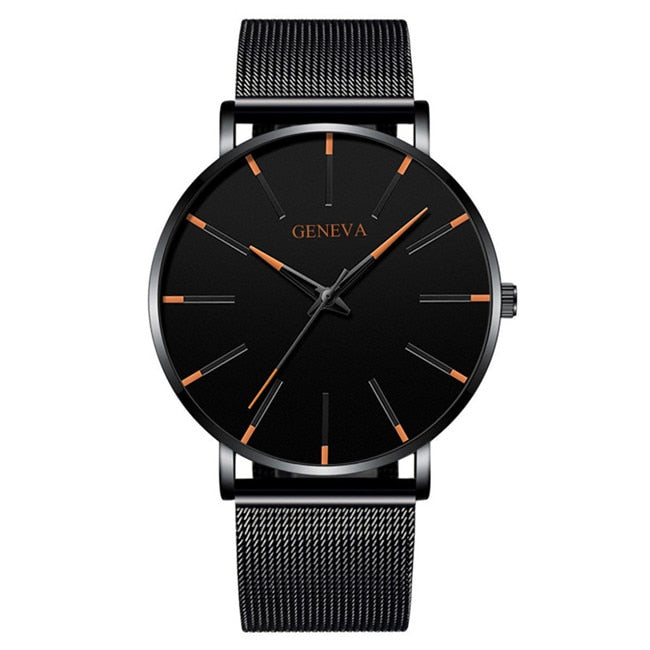 Minimalist Mens Fashion Ultra Thin Watches