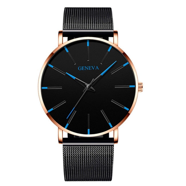 Minimalist Mens Fashion Ultra Thin Watches