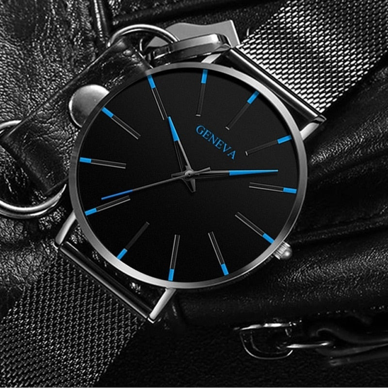 Minimalist Mens Fashion Ultra Thin Watches