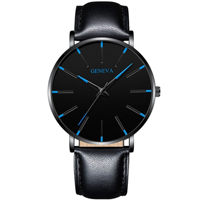 Minimalist Mens Fashion Ultra Thin Watches