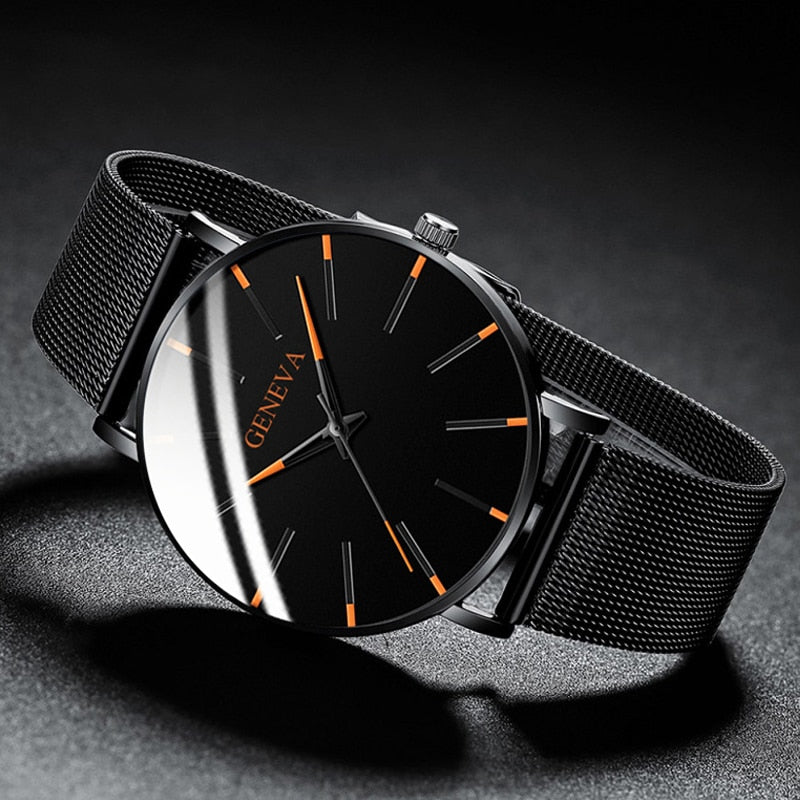 Minimalist Mens Fashion Ultra Thin Watches