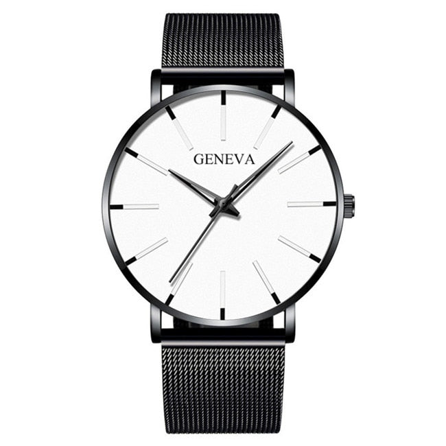 Minimalist Mens Fashion Ultra Thin Watches