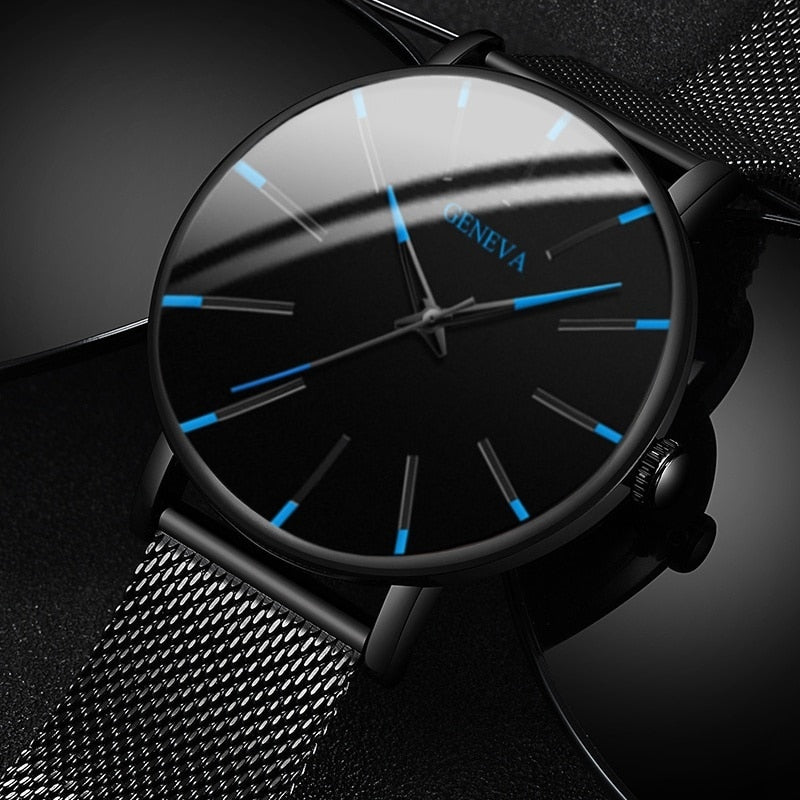 Minimalist Mens Fashion Ultra Thin Watches